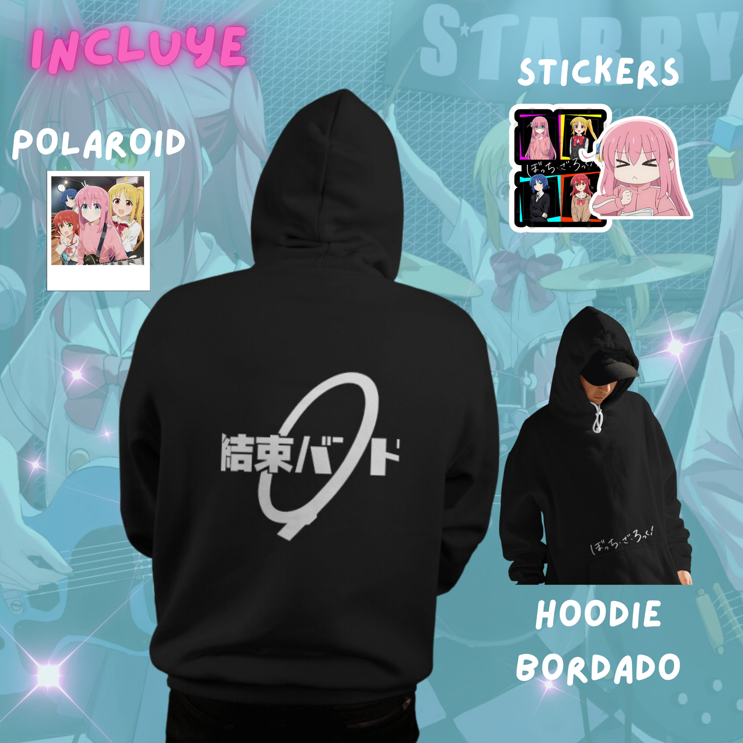 Hoodie Bocchi the rock
